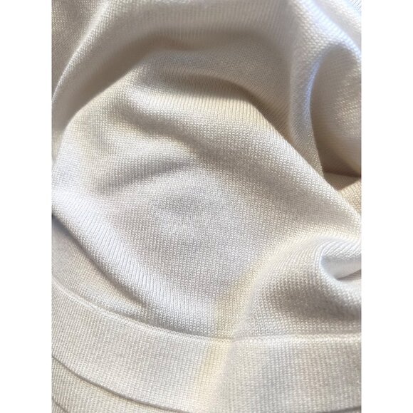 NWT RONNI NICOLE WHITE OPEN FRONT PLEATED LIGHTWEIGHT CARDIGAN SWEATER - 2X - Picture 9 of 9